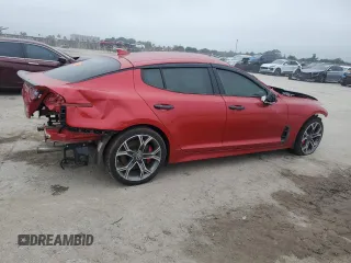 2020 Kia Stinger GT with VIN KNAE35LC4L6079560, listed as a Copart auction lot 89122095 with Not Provided miles and Salvage Title. Bid and sale history available at DreamBid. Image 3.