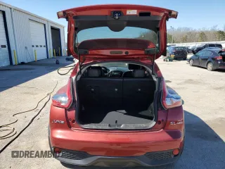 2015 Nissan Juke SV with VIN JN8AF5MV7FT558459, listed as a Copart auction lot 46813295 with 91,593 mi miles and Salvage title. Bid and sale history available at DreamBid. Image 6.