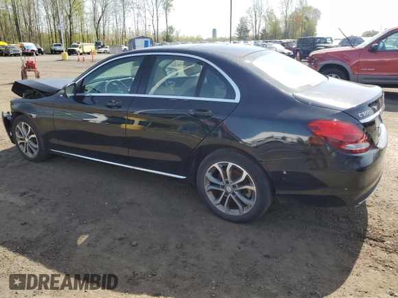 2016 Mercedes-Benz C 300 Luxury with VIN 55SWF4KB2GU110783, listed as a Copart auction lot 55200175 with 137,555 mi miles and Clean Title. Bid and sale history available at carsss.com. Image 2.