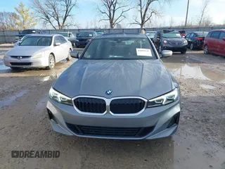 2023 BMW 3 Series 330e xDrive with VIN 3MW39FS01P8C81368, listed as a IAAI auction lot 41859161 with 72,648 mi miles. Bid and sale history available at carsss.com. Image 12.
