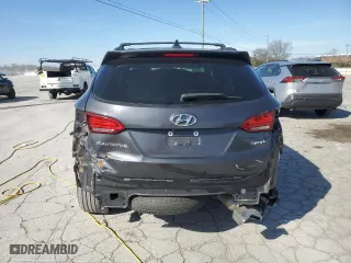 2017 Hyundai Santa Fe Sport 2.4L with VIN 5XYZU3LB1HG469677, listed as a Copart auction lot 49486515 with 104,248 mi miles and Salvage Title. Bid and sale history available at carsss.com. Image 6.