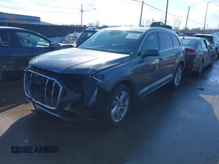 2021 Audi Q7 Premium with VIN WA1AJAF79MD029047, listed as a IAAI auction lot 41667083 with 1 mi miles. Bid and sale history available at carsss.com. Image 17.