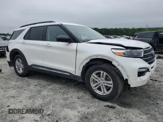 2022 Ford Explorer XLT with VIN 1FMSK8DH6NGB94206, listed as a Copart auction lot 58246175 with 70,498 mi miles and Salvage title. Bid and sale history available at DreamBid. Image 4.