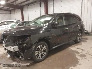 2019 Nissan Pathfinder S with VIN 5N1DR2MMXKC634221, listed as a IAAI auction lot 41576999 with 883695 miles. Bid and sale history available at carsss.com. Image 18.