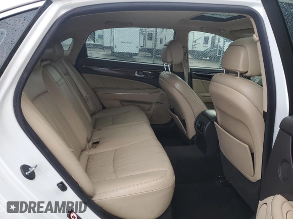 2013 Hyundai Equus Signature with VIN KMHGH4JH5DU064421, listed as a Copart auction lot 49272045 with 129,449 mi miles and Salvage Title. Bid and sale history available at DreamBid. Image 10.