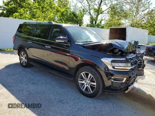 2024 Ford Expedition Max Limited с VIN 1FMJK1K81REA65202, выставлен на аукционе Copart как лот 57510445 с пробегом 45 982 миль миль и Чистый • Clean title. История ставок и продаж доступна на DreamBid. Изображение 4.