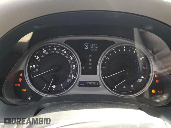 2010 Lexus IS 250 with VIN JTHBF5C27A2096487, listed as a Copart auction lot 58865595 with 178,751 mi miles and Salvage title. Bid and sale history available at DreamBid. Image 9.