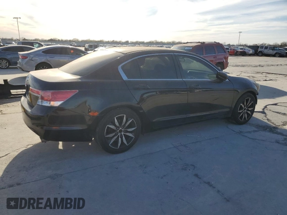 2011 Honda Accord EX with VIN 1HGCP2F74BA098392, listed as a Copart auction lot 48991255 with 224,930 mi miles and Clean title. Bid and sale history available at DreamBid. Image 3.