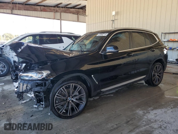 2024 BMW X3 sDrive30i with VIN WBX47DP08RN286581, listed as a Copart auction lot 42040215 with 5,660 mi miles and Non Repairable. Bid and sale history available at DreamBid. Image 1.