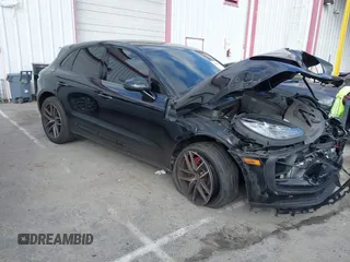 2022 Porsche Macan S with VIN WP1AG2A59NLB24147, listed as a IAAI auction lot 41526910 with 24,026 mi miles and . Bid and sale history available at DreamBid. Image 1.
