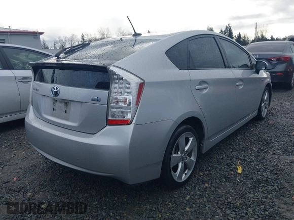 2010 Toyota Prius II with VIN JTDKN3DU4A0074399, listed as a IAAI auction lot 41599023 with 158,727 mi miles. Bid and sale history available at carsss.com. Image 4.