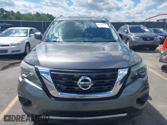 2018 Nissan Pathfinder S z VIN 5N1DR2MM9JC614833, wystawiony jako IAAI lot #42166948 z przebiegiem 157 647 mil mil oraz . Historia ofert i sprzedaży dostępna na DreamBid. Obrazek 12.