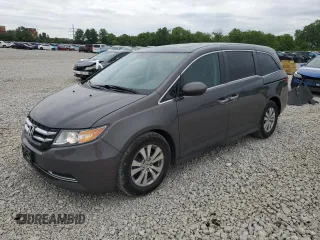 2016 Honda Odyssey EX-L z VIN 5FNRL5H69GB002426, wystawiony jako Copart lot #58383565 z przebiegiem 80 803 mil mil oraz Szkoda całkowita • Salvage title. Historia ofert i sprzedaży dostępna na DreamBid. Obrazek 1.