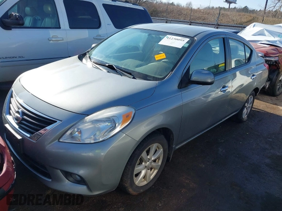 2012 Nissan Versa SV with VIN 3N1CN7AP9CL931142, listed as a IAAI auction lot 41230095 with 88,992 mi miles. Bid and sale history available at carsss.com. Image 17.