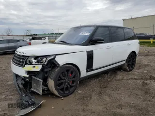 2016 Land Rover Range Rover Supercharged with VIN SALGS3EF3GA258291, listed as a Copart auction lot 88201315 with 96,209 mi miles and Salvage Title. Bid and sale history available at carsss.com. Image 1.