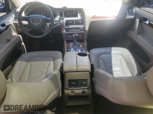 2014 Audi Q7 Premium Plus с VIN WA1LGAFE6ED019857, выставлен на аукционе Copart как лот 55865245 с пробегом 61 181 миль миль и Списание • Salvage title. История ставок и продаж доступна на DreamBid. Изображение 8.