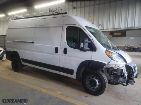 2021 Ram ProMaster Cargo Van with VIN 3C6LRVDG8ME526386, listed as a Copart auction lot 83516844 with 144,801 mi miles and Salvage Title. Bid and sale history available at carsss.com. Image 4.