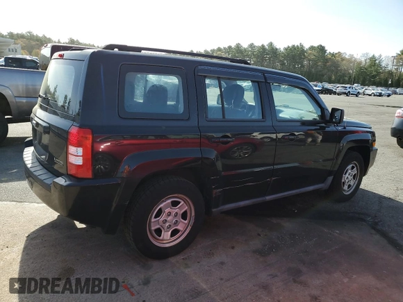 2010 Jeep Patriot Sport with VIN 1J4NF2GB0AD571175, listed as a Copart auction lot 54985195 with 112,365 mi miles and Clean Title. Bid and sale history available at carsss.com. Image 3.