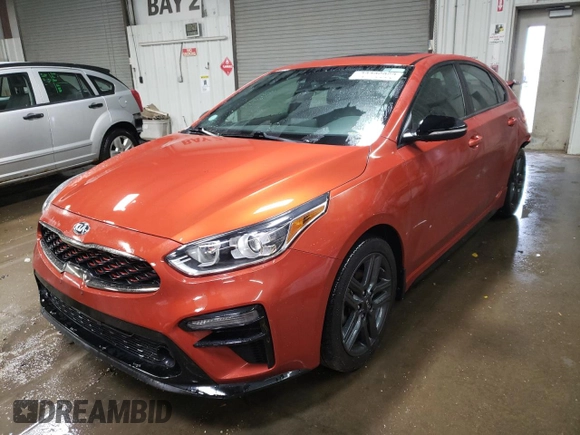 2020 Kia Forte GT-Line with VIN 3KPF34AD3LE165062, listed as a Copart auction lot 73726963 with 31,998 mi miles and Salvage Title. Bid and sale history available at carsss.com. Image 1.