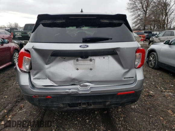 2021 Ford Police Interceptor Utility z VIN 1FM5K8AB8MGB24525, wystawiony jako Copart lot #84195304 z przebiegiem 49 447 mil mil oraz Szkody całkowita. Historia ofert i sprzedaży dostępna na DreamBid. Obrazek 6.