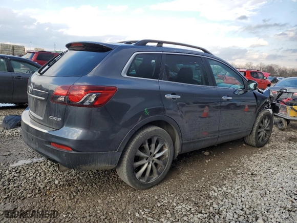 2015 Mazda CX-9 Grand Touring with VIN JM3TB2DA3F0459285, listed as a Copart auction lot 46075045 with 102,336 mi miles and Salvage Title. Bid and sale history available at carsss.com. Image 3.