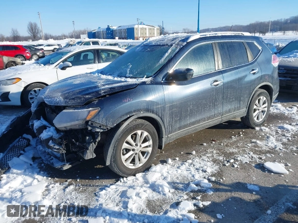2016 Nissan Rogue S with VIN KNMAT2MT4GP651385, listed as a IAAI auction lot 41260834 with 120,932 mi miles and . Bid and sale history available at DreamBid. Image 19.