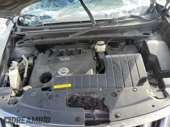 2010 Nissan Murano SL z VIN JN8AZ1MU8AW019654, wystawiony jako Copart lot #44238445 z przebiegiem Nie podano mil oraz Szkoda całkowita • Salvage title. Historia ofert i sprzedaży dostępna na DreamBid. Obrazek 12.
