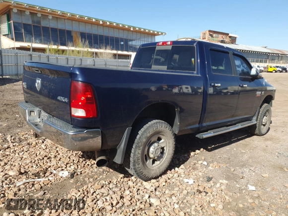 2012 Ram 2500 Big Horn with VIN 3C6UD5DL4CG147405, listed as a Copart auction lot 52204565 with 189,833 mi miles and Salvage title. Bid and sale history available at DreamBid. Image 3.
