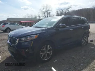 2019 Kia Sorento EX V6 with VIN 5XYPHDA58KG595489, listed as a IAAI auction lot 41886735 with 73,115 mi miles. Bid and sale history available at carsss.com. Image 2.