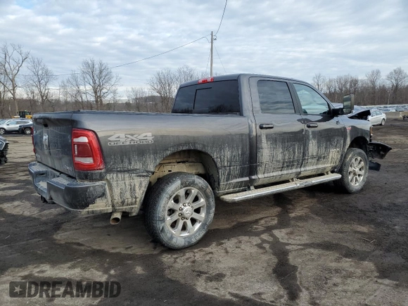 2022 Ram 2500 Big Horn with VIN 3C6UR5DJ6NG380124, listed as a Copart auction lot 45167495 with 41,428 mi miles and Salvage Title. Bid and sale history available at carsss.com. Image 3.