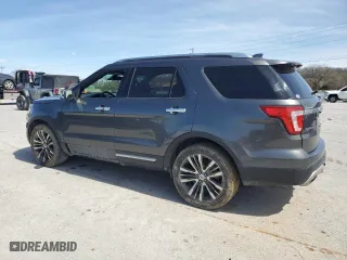 2017 Ford Explorer Platinum with VIN 1FM5K8HT1HGA03355, listed as a Copart auction lot 50296905 with 107,133 mi miles and Salvage Title. Bid and sale history available at carsss.com. Image 2.