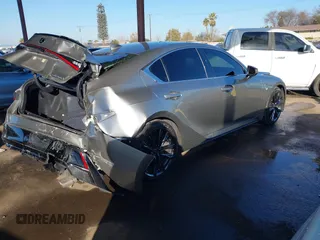 2022 Lexus IS 350 F Sport z VIN JTHGZ1B25N5049728, wystawiony jako IAAI lot #41344777 z przebiegiem 39 331 mil mil oraz . Historia ofert i sprzedaży dostępna na DreamBid. Obrazek 4.