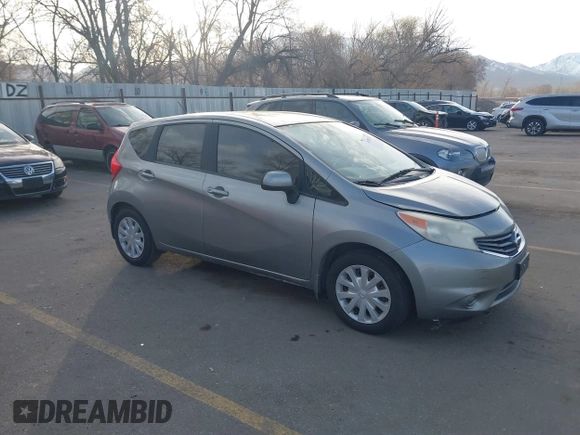 2014 Nissan Note SV with VIN 3N1CE2CP0EL376939, listed as a IAAI auction lot 41901332 with 138,457 mi miles and . Bid and sale history available at DreamBid. Image 1.