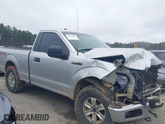 2018 Ford F-150 XL with VIN 1FTMF1EP2JFA46360, listed as a IAAI auction lot 41512148 with 107,667 mi miles. Bid and sale history available at carsss.com. Image 13.