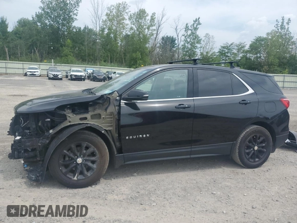 2018 Chevrolet Equinox LT with VIN 2GNAXJEV3J6329950, listed as a Copart auction lot 64434345 with 110,064 mi miles and Salvage title. Bid and sale history available at DreamBid. Image 1.