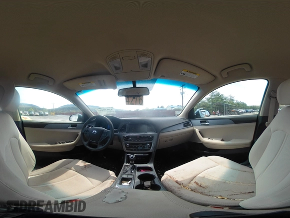 2017 Hyundai Sonata SE with VIN 5NPE24AF9HH452408, listed as a IAAI auction lot 42039484 with 105,004 mi miles. Bid and sale history available at carsss.com. Image 18.
