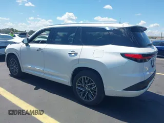 2025 Lexus TX 350 with VIN 5TDAAAA69SS014733, listed as a IAAI auction lot 42481473 with 1,592 mi miles and . Bid and sale history available at DreamBid. Image 3.
