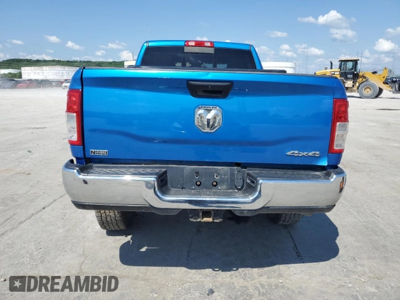 2021 Ram 2500 Tradesman with VIN 3C6UR5CL6MG520321, listed as a Copart auction lot 55867345 with 103,291 mi miles and Salvage title. Bid and sale history available at DreamBid. Image 6.