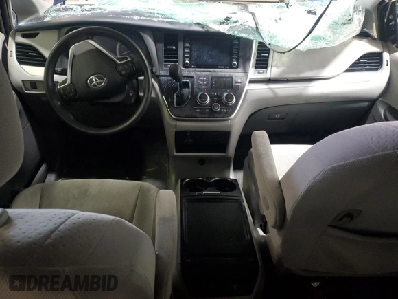 2020 Toyota Sienna LE with VIN 5TDJZ3DC5LS240162, listed as a Copart auction lot 87418854 with Not provided miles and Salvage title. Bid and sale history available at DreamBid. Image 8.
