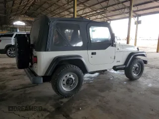 2002 Jeep Wrangler SE with VIN 1J4FA29P12P700276, listed as a Copart auction lot 45109175 with 115,139 mi miles and Salvage Title. Bid and sale history available at DreamBid. Image 3.