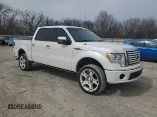 2011 Ford F-150 Lariat with VIN 1FTFW1E62BFB43589, listed as a Copart auction lot 47237045 with 93,947 mi miles and Salvage Title. Bid and sale history available at carsss.com. Image 4.