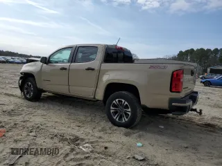 2021 Chevrolet Colorado 4WD Z71 z VIN 1GCGTDEN7M1221936, wystawiony jako Copart lot #47198755 z przebiegiem 46 422 mil mil oraz Szkoda całkowita • Salvage title. Historia ofert i sprzedaży dostępna na DreamBid. Obrazek 2.
