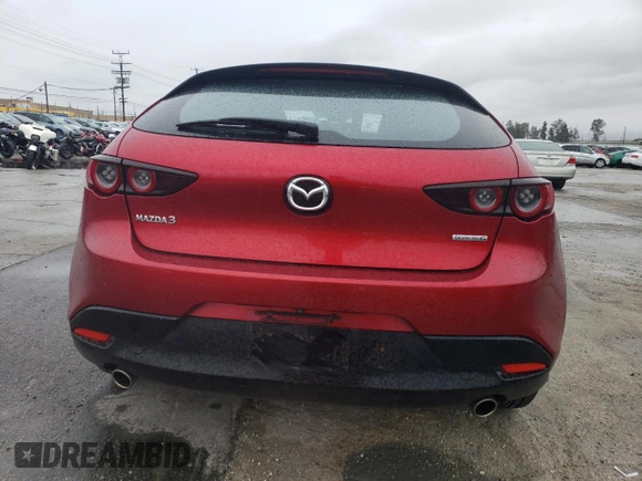 2020 Mazda Mazda3 Hatchback with VIN JM1BPALM5L1158602, listed as a Copart auction lot 49288685 with 32,445 mi miles and Salvage Title. Bid and sale history available at carsss.com. Image 6.