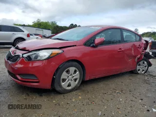 2016 Kia Forte LX with VIN KNAFX4A63G5593749, listed as a Copart auction lot 52703025 with 67,779 mi miles and Salvage Title. Bid and sale history available at carsss.com. Image 1.