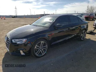 2017 Audi A3 Sedan Premium with VIN WAUB8GFF3H1037486, listed as a Copart auction lot 49623694 with 54,201 mi miles. Bid and sale history available at carsss.com. Image 1.