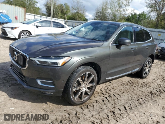 2018 Volvo XC60 Inscription with VIN YV4A22RL1J1001822, listed as a Copart auction lot 50562125 with 45,501 mi miles and Salvage Title. Bid and sale history available at carsss.com. Image 1.