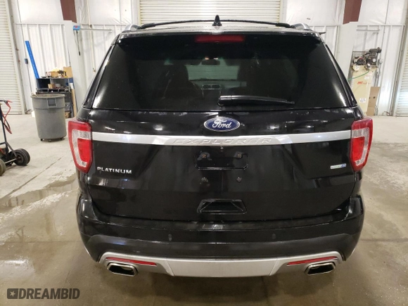2016 Ford Explorer Platinum with VIN 1FM5K8HT0GGC22418, listed as a Copart auction lot 48736625 with 186,835 mi miles and Salvage Title. Bid and sale history available at carsss.com. Image 6.