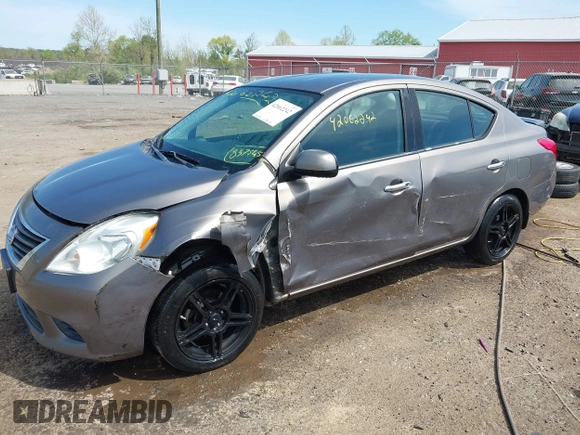 2014 Nissan Versa SV with VIN 3N1CN7AP6EL837545, listed as a IAAI auction lot 42062242 with 132,535 mi miles. Bid and sale history available at carsss.com. Image 18.