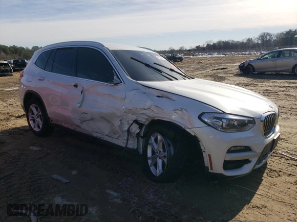 2020 BMW X3 xDrive30i z VIN 5UXTY5C08LLT38259, wystawiony jako Copart lot #42800985 z przebiegiem Nie podano mil oraz Szkody całkowita. Historia ofert i sprzedaży dostępna na DreamBid. Obrazek 4.