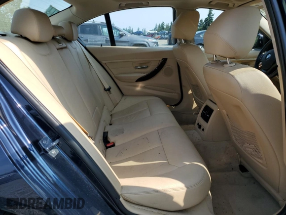 2013 BMW 3 Series 328i xDrive with VIN WBA3B5C55DF595066, listed as a Copart auction lot 62134875 with 98,822 mi miles and Clean title. Bid and sale history available at DreamBid. Image 10.